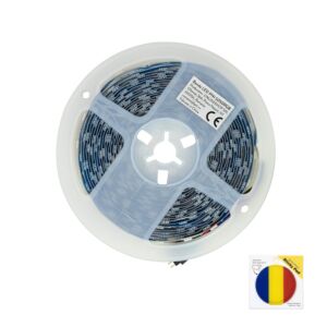 PNI 5050RGB LED csík csomag 300 LED, RGB, dimmeríthető, fényshow, 5 méter, IP20 és ragacsos párna zászló