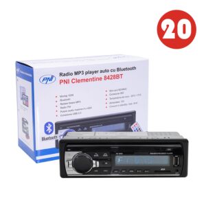 Basszusgitár 20 db PNI autós MP3 lejátszóval és rádióval