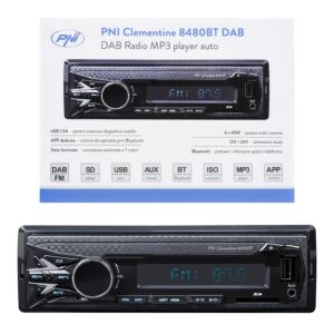 DAB rádió MP3 lejátszó auto PNI Clementine 8480BT