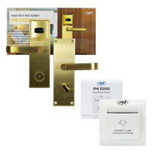 Yala PNI CH2000L Gold Hotel hozzáférés-vezérlő csomag és PNI ES100 kártyakapcsoló