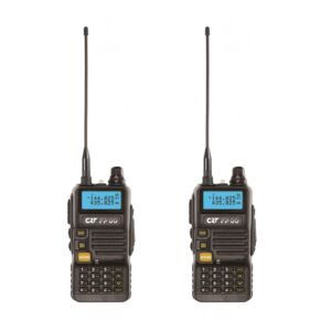 2 darabos csomagos CRT FP00 hordozható VHF/UHF rádióállomás
