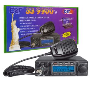 Amatőr rádióállomás CRT SS 9900V AM, FM, LSB, USB, CW 28-29.7Mhz, ASQ, DTMF, Roger Beep, 12V, CTCSS, DCS, programozható