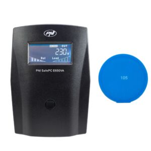 UPS PNI SafePC E650VA, teljesítmény 390W