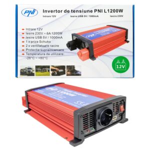 Inverter feszültség PNI L1200W tápegység 12V 230V kimenet