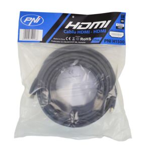 HDMI kábel PNI H1500 Nagy sebességű 1.4V, plug-in, Ethernet, aranyozott, 15m