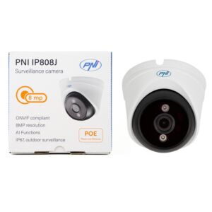 Videó megfigyelő kamera PNI IP808J, POE