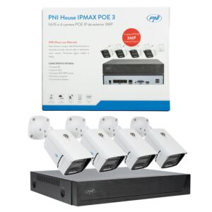 PNI House IPMAX POE 3 videó megfigyelő készlet
