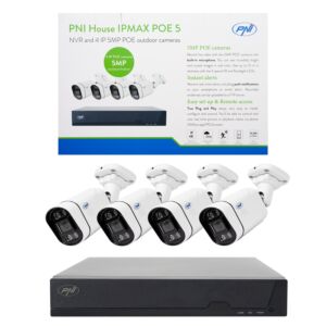 POE PNI House IPMAX POE 5 videó megfigyelő készlet