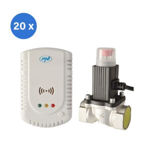 PNI GD-01 gázérzékelő készlet és PNI V-02 mágnesszelep