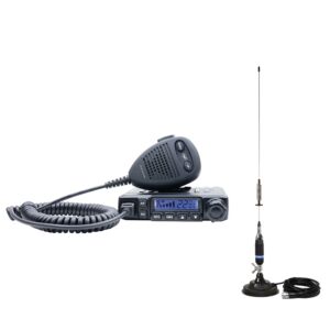 CB rádióállomás csomag PNI Escort HP 6550 telepített PNI ECH01-gyel + CB antenna PNI S75 mágnessel