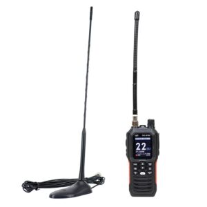 Hordozható CB rádióállomás PNI Escort HP 102 több szabványú, 4W, 12V-24V, AM-FM CB antennával PNI Extra 45 mágnessel