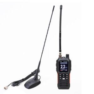 Hordozható CB rádióállomás PNI Escort HP 102 több szabványú, 4W, 12V-24V, AM-FM CB antennával PNI Extra 48 mágnessel