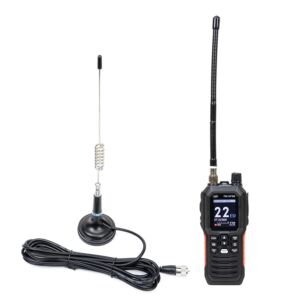 Hordozható CB rádióállomás csomag PNI Escort HP 102 több szabványú, 4W, 12V-24V, AM-FM CB antennával PNI ML29 mágnessel