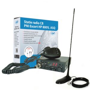 CBI Radio CBI ESCORT HP 8001L ASQ + fejhallgató HS81L + CB PNI Extra 45 mágneses antenna