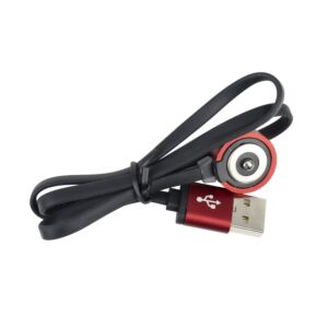 USB kábel PNI Adventure F75 zseblámpák töltésére, mágneses érintkezővel, hossza 50 cm
