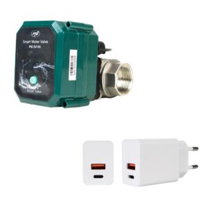 Csomag intelligens vízszelep PNI SV180 és PNI CHG300 tápegység