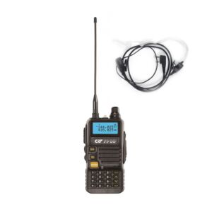 Csomagolja Hordozható VHF/UHF rádióállomás CRT FP00 kétsávú és PNI HS84 headsetet