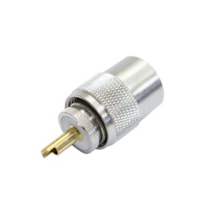PNI PL259 csatlakozó RG58 kábelhez, arany középső tű 9 mm