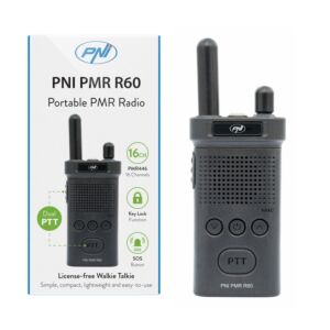 Hordozható rádióállomás PNI PMR R60 446MHz, 0,5W
