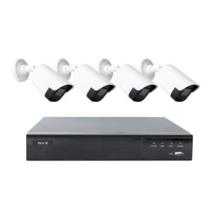 PNI House IPMAX POE22S videó megfigyelő készlet, NVR és 4 golyós kamera 4 MP-vel