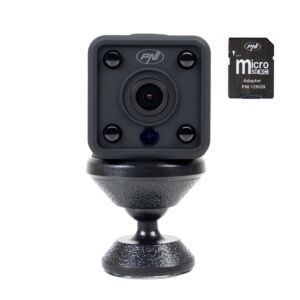 Mini kém megfigyelőkamera csomag PNI SafeHome PT945M 1080P WiFi, vezérlés Tuya Smart + Micro memóriakártyán keresztül