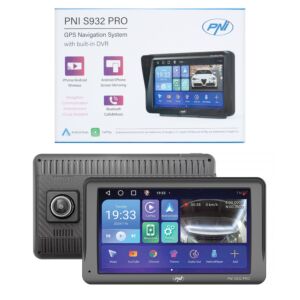 GPS navigációs rendszer beépített DVR PNI S932 PRO 7 hüvelykes képernyővel