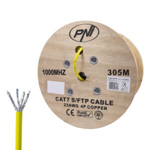 S/FTP CAT7 PNI SF07 kábel, 10Gbps, 1000MHz