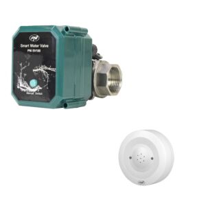 Árvízvédelmi készlet Intelligens vízszelep PNI SV180 Wi-Fi csatlakoztathatóság + intelligens árvízérzékelő PNI Safe H