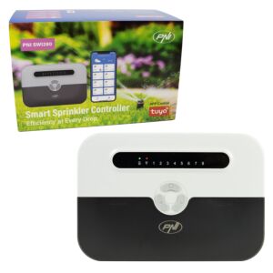 PNI SWI280 intelligens öntözésprogramozó, Wi-Fi, 8 zónára, Tuya Smart vezérléssel, Amazon Ale kompatibilis