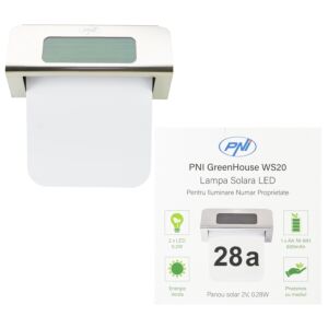 LED napelemes lámpa PNI GreenHouse