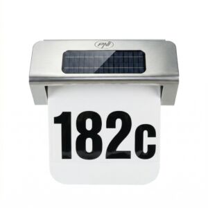PNI GreenHouse WS20 LED napelemes lámpa házszámvilágításhoz