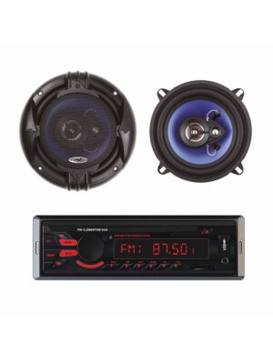 Csomag rádió MP3 autós lejátszó PNI Clementine 8440 4x45w + koaxiális autó hangszórók PNI HiFi650, 120W