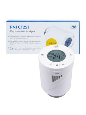 Intelligens termosztatikus fej PNI CT25T
