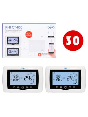 Bax 30 db PNI CT400 vezeték nélküli intelligens termosztáttal