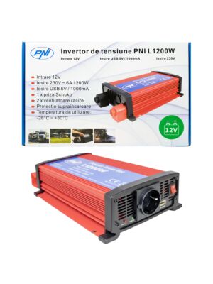 Inverter feszültség PNI L1200W tápegység 12V 230V kimenet