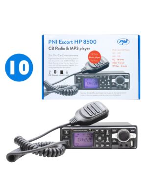 Bax 10 db CB rádióállomással és MP3 lejátszóval PNI