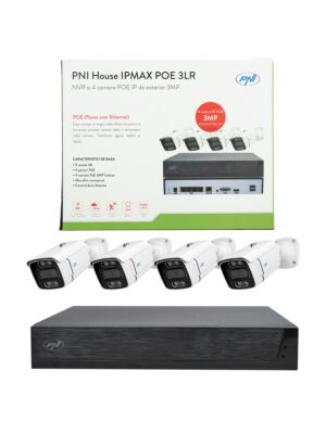 PNI House IPMAX POE 3LR videó megfigyelő készlet