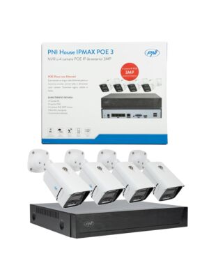 PNI House IPMAX POE 3 videó megfigyelő készlet