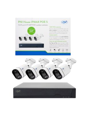 POE PNI House IPMAX POE 5 videó megfigyelő készlet