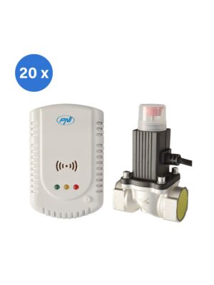PNI GD-01 gázérzékelő készlet és PNI V-02 mágnesszelep
