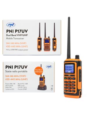 Hordozható VHF/UHF rádióállomás PNI P17UV
