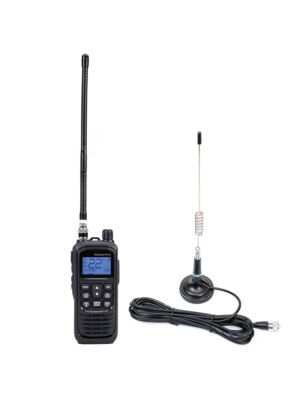 PNI Escort HP 92 Multi Standard 4W, 12-24V AM-FM hordozható CB rádióállomás csomag PNI ML29 CB antenna mágneses