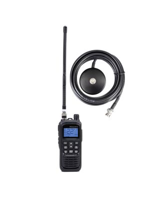 Hordozható CB rádióállomás készlet PNI Escort HP 92 multi standard 4W, 12-24V AM-FM BNC mágneses talppal