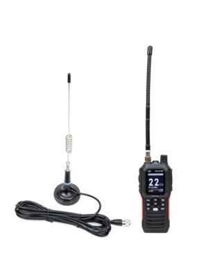 Hordozható CB rádióállomás csomag PNI Escort HP 102 több szabványú, 4W, 12V-24V, AM-FM CB antennával PNI ML29 mágnessel