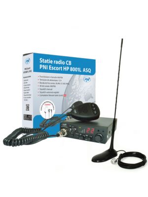 CBI Radio CBI ESCORT HP 8001L ASQ + fejhallgató HS81L + CB PNI Extra 45 mágneses antenna