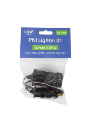 DIN adapter EURO PNI Lighter 01 szivargyújtó aljzathoz hosszabbító kábellel