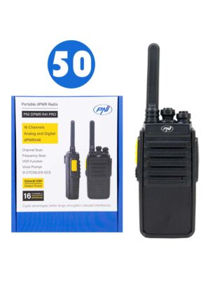 Doboz 50 db PNI DPMR R41 hordozható rádióállomással