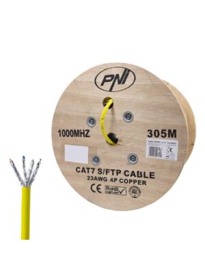 S/FTP CAT7 PNI SF07 kábel, 10Gbps, 1000MHz