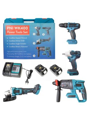 Elektromos szerszámkészlet PNI WK400 akkumulátorral