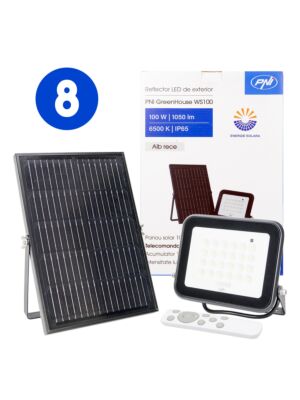 Bax 8 db LED reflektorral PNI GreenHouse WS100